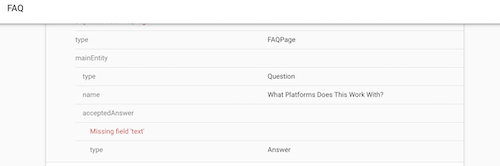 Elementor faq mismatch